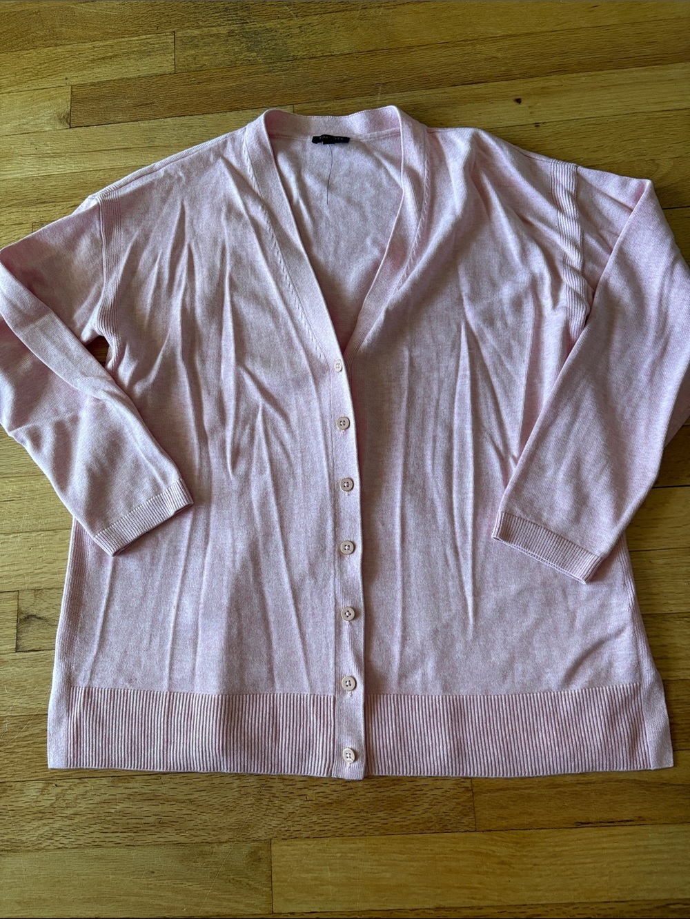 Talbots Light Pink Button-Front Women’s Cardigan